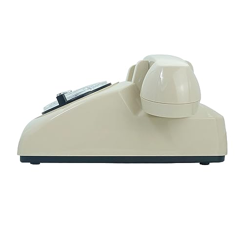 TelPal Telephone Landline Phones for Home, Retro Old Fashion House Phone, Corded Hands Free Home Phone with Rotary Dial Keypad, Office/Hotel/Old Shcool Telephone
