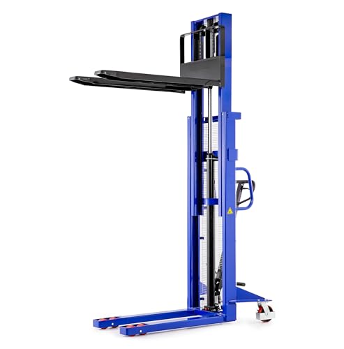 Carretilla elevadora Pallit Lift-XL | 415 mm de Altura de elevación | 1000 kg de Capacidad de Carga | Ruedas PU | Apilador Manual | Apilador | Transpaleta
