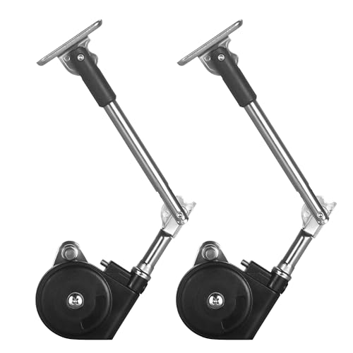 Lid Stay 105 Degree Soft Close Chest Hing Slow Closing Lid Support for Toy Box and Upward Top-Opening Flap Doors Black 2 Pack