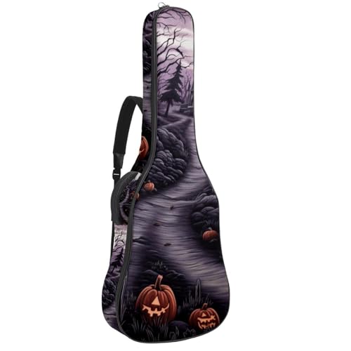 Sac pour guitare basse Halloween housse guitare acoustique classique ukulélé imperméable