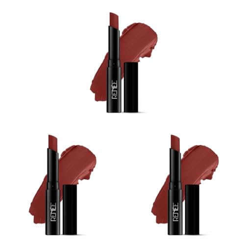 Image of RENEE Very Matte Lipstick - Toffee Touch, Intense Color Pay Off, Full Coverage, Long Lasting & Weightless, Easy Glide Formula With Velvety Finish, Suitable for All Occasion, Ideal For Gifting