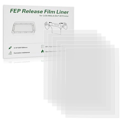 3Dv^[pFEP[XtB6A260x200x0.15mm FEPtB ELEGOO Mars 4 & UltraASaturnASaturn SAPhoton Mono 2AMono XAMono X 6KAM3AM3 PlusAS