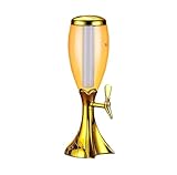 Tubo de hielo extraíble: El dispensador de cerveza cuenta con un tubo de hielo extraíble, diseñado específicamente para mantener sus bebidas frías y frescas. Nuestra torre de cerveza separa el hielo de la cerveza sin diluirla. Por lo tanto, es ideal para cerveza, jugos y otras bebidas.