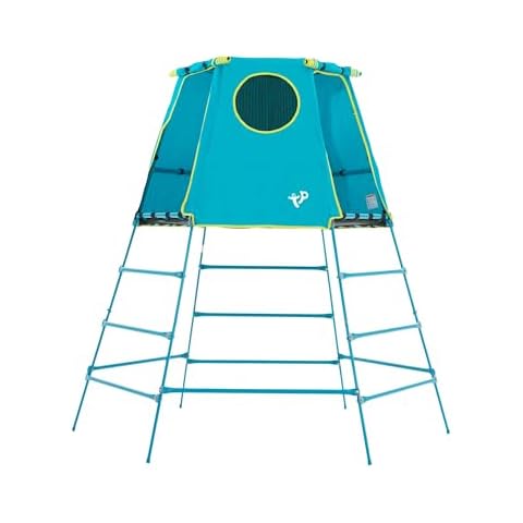 TP Toys Explorer 2 Climbing Set Jungle Gym with Platform and Tent, Blue, 850 Cover