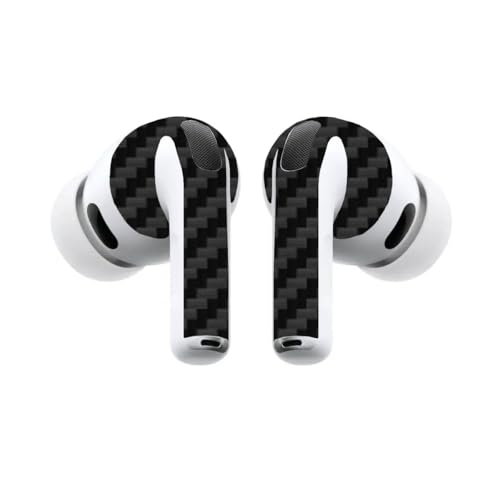 Autocollant AirPods Pro 3 2025 vinyle noir carbone anti-rayures SopiGuard