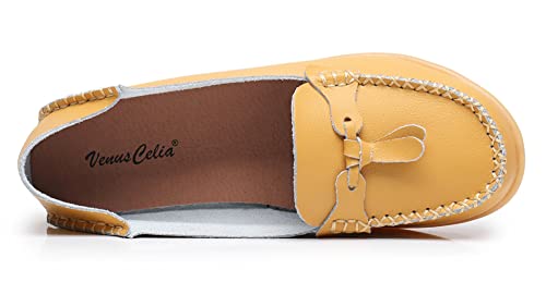 Image of VenusCelia Women's Decoration Comfy Walking Flat Loafer
