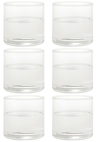 æ±æ´‹ä½ã€…æœ¨ã‚¬ãƒ©ã‚¹ Toyo Sasaki Glass B-02182 Rock Glass, Circle 2.7 fl oz (70 mm), 8.3 fl oz (210 ml), Set of 6, Made in Japan, Dishwasher Safe, Shochu Glass, Whiskey Glass, Glass Cup, Commercial Glass