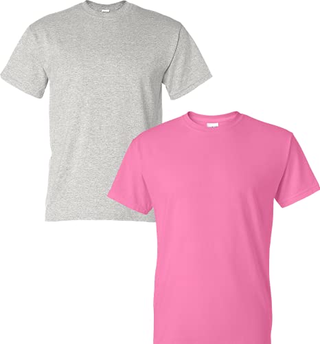 T-shirt 50/50 G800 Cendre et Azalée en taille M de 158,8 g