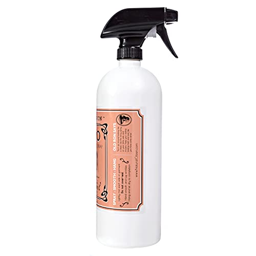 Cold Iron Wrinkle Release Spray 32 fl oz. Cranberry-Citrus. Plant Based Ironing Alternative. Fast, Easy to Use. Spray, Smooth, Hang. Award Winning Formula to Save You Time - Thumbnail 7
