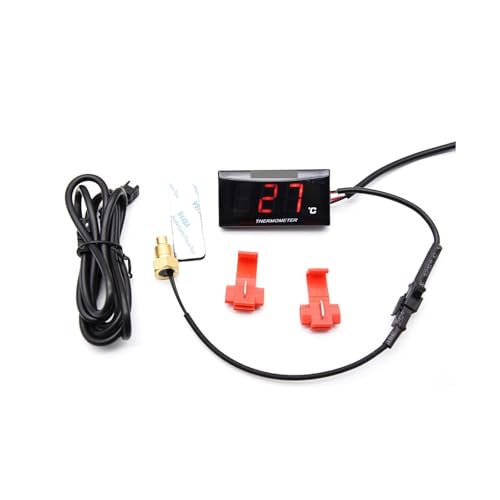 I[goC_bV{[hxv ԃI[goCxZT[ XMAX250 300 NMAX CB 400 CB500Xp(Red LED Thermometer)