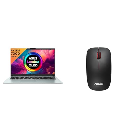 Image of ASUS Vivobook Go 15 (OLED) 2023, Windows,16GB RAM, AMD Ryzen 5 7520U, 15.6 inch(39.62 Cm) FHD OLED, Thin & Light Laptop (1