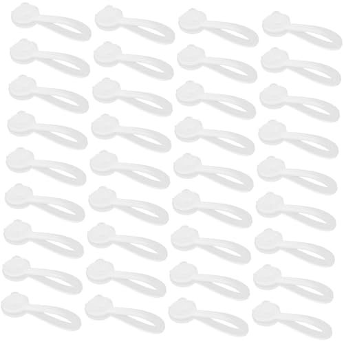 OUNONA Convenient Tag Clips 2000pcs Tag Holders for Shelves Retail Supermarket