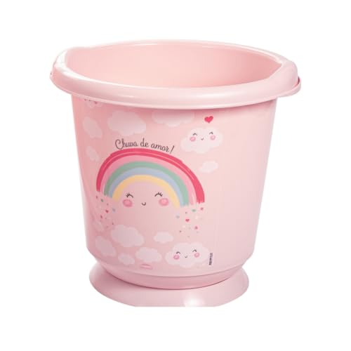 Banheira Sensitive 17,2 Lts Infantil Ofurô De Bebê Plasútil (Arco-Íris)
