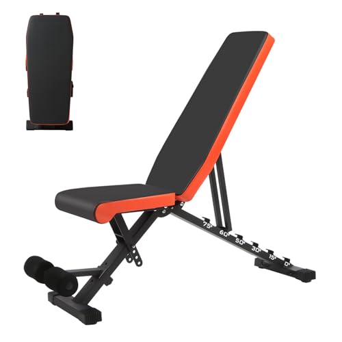 Panana Weight Bench Adjustable Training Bench Full Body Weight Bench Utility Bench Incline Decline Fitness Bench for Home Gym