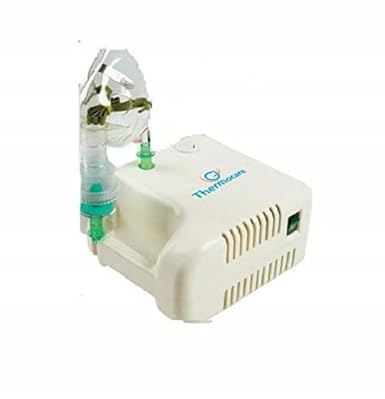 Thermocare Mini Super Portable Super Mini Portable Nebulizer Machine for Adult and Kids with Mask (White)