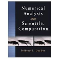 Numerical Analysis and Scientific Computation 7302172749 Book Cover
