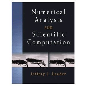 Paperback Numerical Analysis and Scientific Computation Book
