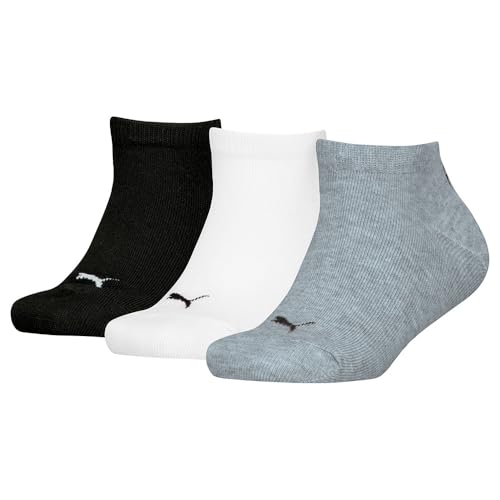 PUMA Plain Sneaker Socks 3 Pairs EU 23-26