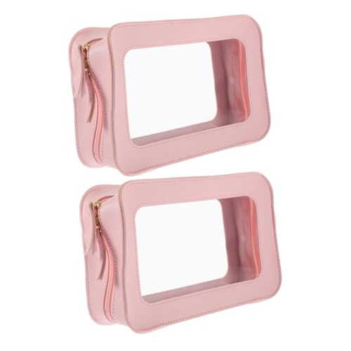 Trousse de toilette transparente étanche contre les fuites de maquillage en voyage