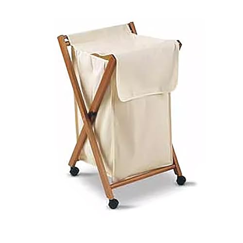 Panier à linge pliable à roulettes grand volume pour éliminer le désordre et ménager le dos