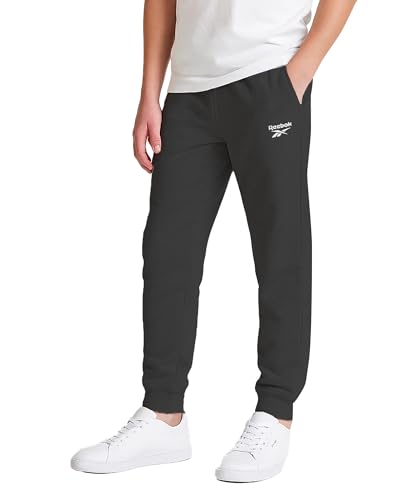 Reebok Boys Sweatpants - Soft Performance Fleece Boys Joggers Athletic Pants with Elastic Waist & Pockets (Sizes Run Small)