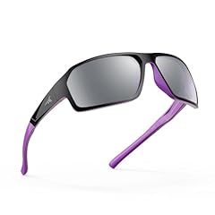 J: Gloss Black Purple Backspray Frame, Smoke Mirror