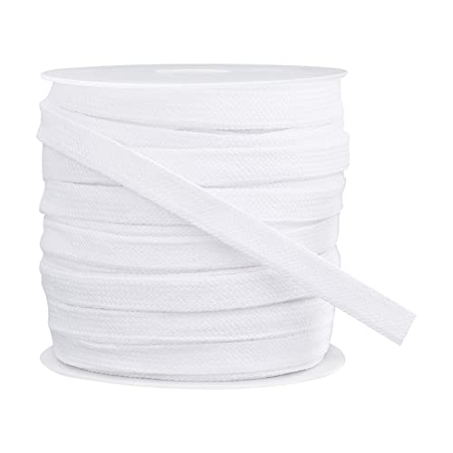 Cordón plano de algodón de 27 yardas para renovar sudaderas y ropa 2