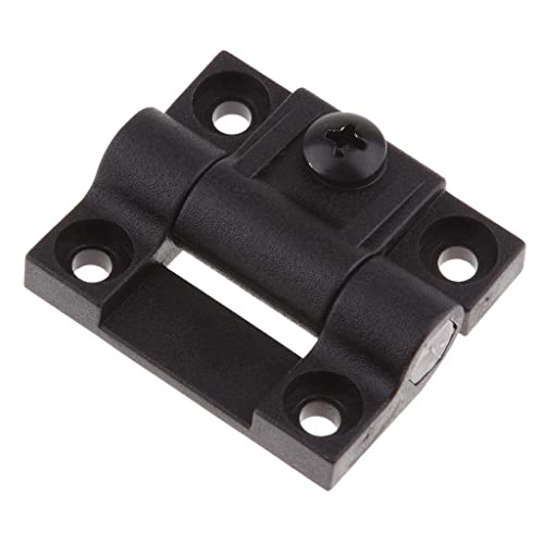zalati Hinge with 4 Holes Replacement for Door Position Control #E6301-20 Black, 160° Angle