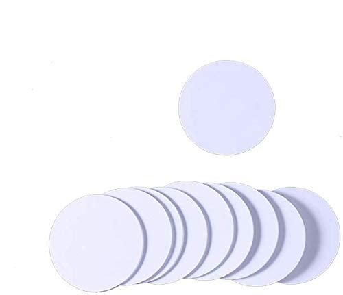 althiqahkey Smart Card RFID T5577 125Khz EM4100 T5577 Chip Rewritable Waterproof 25mm RFID Rewrite ID Coin Blanks 25mm Tags with round sticker