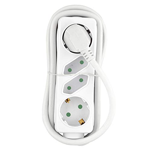 Preisvergleich Produktbild ROLLER Mehrfachsteckdose - 4 Steckplätze - weiß