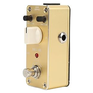 [COMPACT DESIGN] This Mini Delay Guitar Pedal boasts a compact size that perfectly fits in your hand or pocket, making it an ideal choice for musicians on the go. Its lightweight structure ensures easy transport for all gigs and jam sessions, so you ...