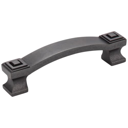 Jeffrey Alexander Delmar 96 mm Center-to-Center Bar Pull, Gun Metal 585-96DACM