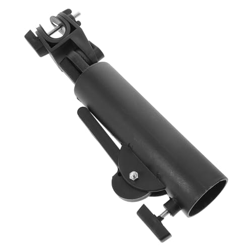 HOLIDYOYO 調節可能なゴルフカート傘ホルダー 製耐久性 軽量持ち運び簡単 ゴルフ傘スタンド 多用途カートバッグ用 角可能 ゴルフ場対応