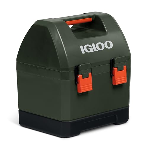 Igloo Gripper CoolBox 10 Qt Lunch Box Cooler | Insulated Hard Cooler | Sportsman