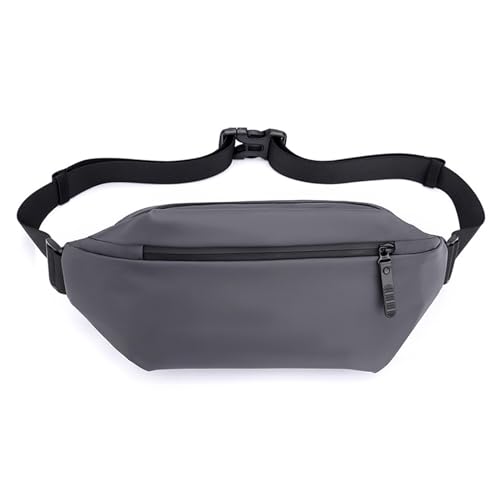 Mochila cruzada hombre FANDARE gris, bolso bandolera deportivo para viaje y ocio