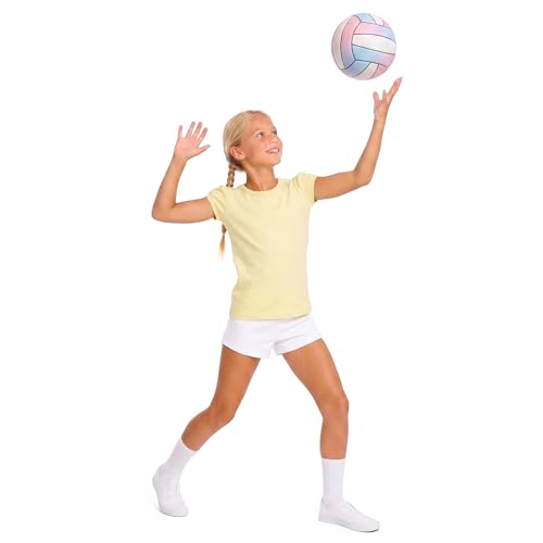 Image of Lilax Girls Short Puff Sleeve Cotton T-Shirt, Toddler & Little Girls Top | 95% Cotton Puff Sleeve Tee; Crewneck, Short Sleeve; Toddler & Girls Sizes 2T-12; for School, Play & Everyday; Machine Wash