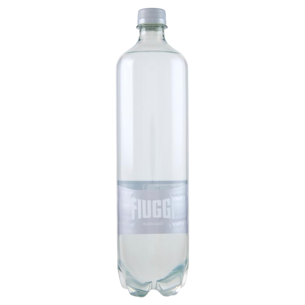Acqua Fiuggi Naturale, Confezione da 12 Bottiglie pet, 1 Litro Ciascuna