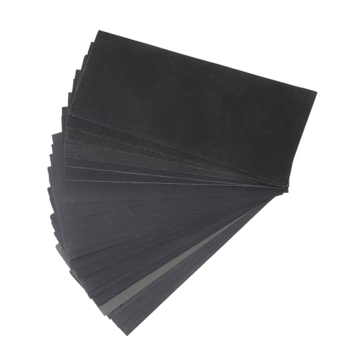 SOLUSTRE Set of 24 Sandpapers Fine Grit Wet/Dry Sanding Backing Pad for DIY Automotive Wood Furniture