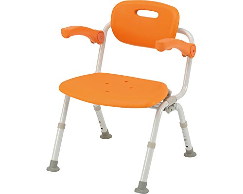 シャワーチェアワイドSPおりたたみN PN-L41622D オレンジ