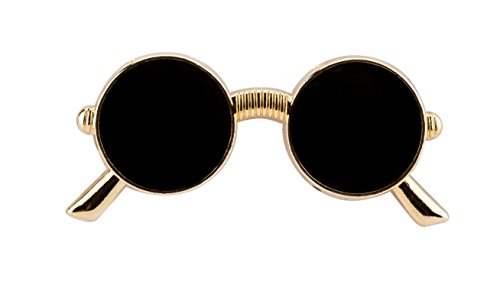 Knighthood Brooch Suit Pin Badge Men's Sunglass Shape Clothing Accessories for Suit Sweater Overcoat