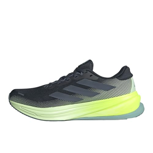 Image of adidas Womens Supernova Rise 2 Running Sneakers Shoes - Black, Green - Size 8 M