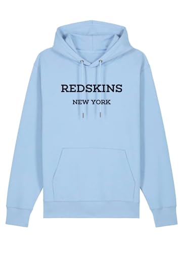REDSKINS Sweat A Enfiler Homme L Bleu Ciel Decontracte