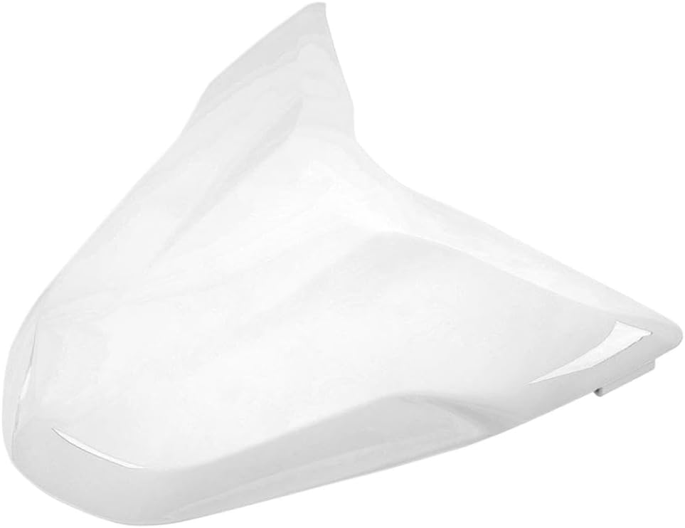 Rear Passenger Pillion Seat Cover Hard Seat Cowl Hump Compatible with Super Sport 939 950 937 2017-2023 Motor Accessories(White)