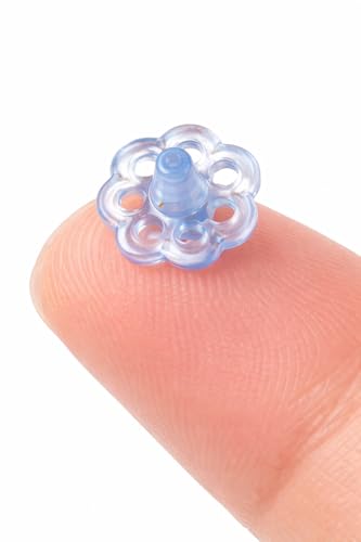 Image of Mertia Earring Back Stopper (200 Pcs) - Secure Earring Backs for Studs, Earrings Back Stopper, Silicone Earring Back Stopper, Earring Safety Backs & Ear Lobe Support