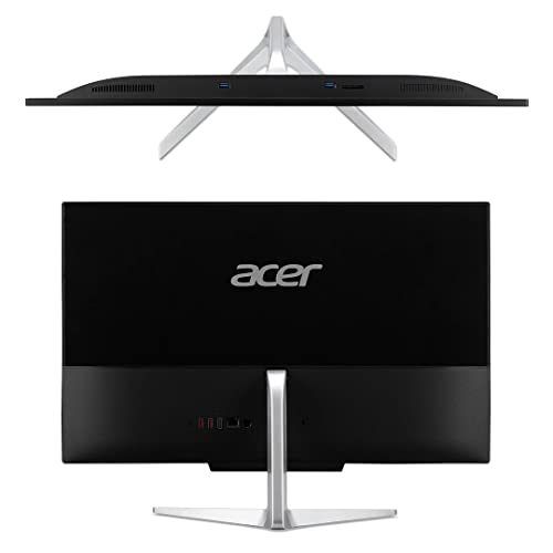 Acer All in One AMD Athlon 3050u, 256GB SSD, 8GB RAM, 24" FHD-Display, Win 11 Pro, Suite Office, Wi-Fi, HDMI, LAN, WebCam, Maus und Tastatur mit CIRILLICO QWERTY-Layout mit STIKERS, Einsatzbereit – Bild 5