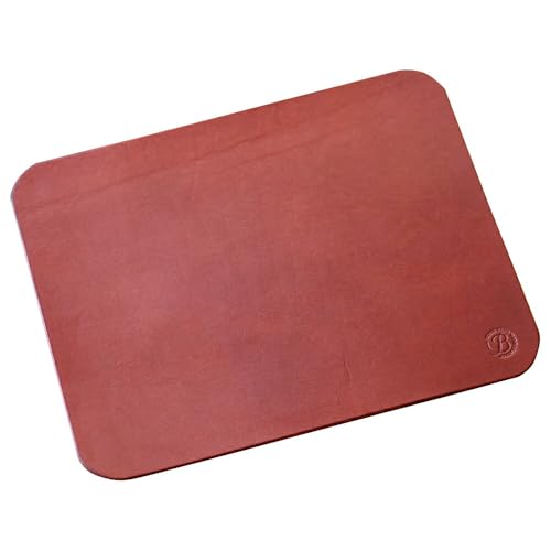 BLESS HAND MADE LEATHER [ワイン][経年変化を楽しむ]本革 マウスパッド(Lサイズ) 革 PC用品 AAA031-3