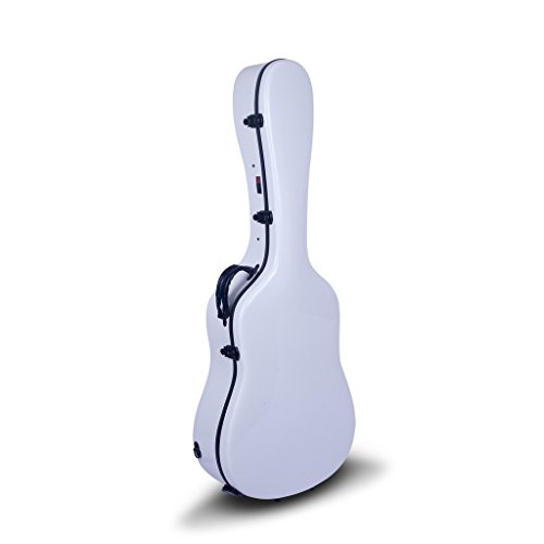 Crossrock CRF1000DWT Fiberglass Acoustic Guitar Case Hardshell- Backpack Style for 40"/41" Dreadnought in