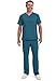 Dickies EDS Essentials Men Scrubs Top Tuckable V-Neck DK635, M, Caribbean Blue