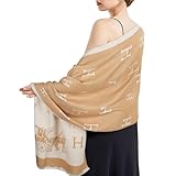 EXTREE Women Scarf Pashmina Shawl Wrap for Evening Dressing Blanket Open Front Poncho Cape