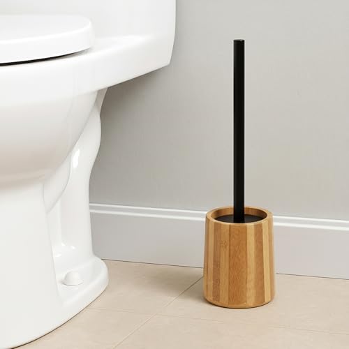 5-Piece Bathroom Accessory Set - Stylish & Durable Bamboo Essentials
